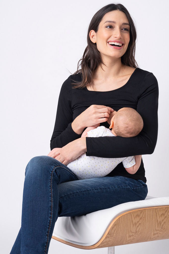 Seraphine Post Maternity Shaping and Nursing Top Amanda - Bamboo woman
