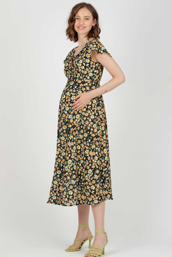 Summer Vibrance Maternity & Nursing Dress