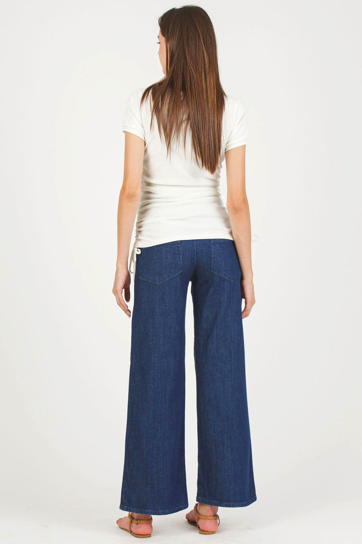 Noah Wide Leg Jeans in Indigo