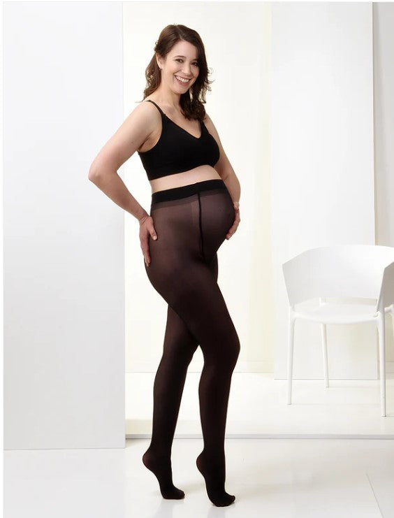 Everyday Luxury Maternity Nylons Black