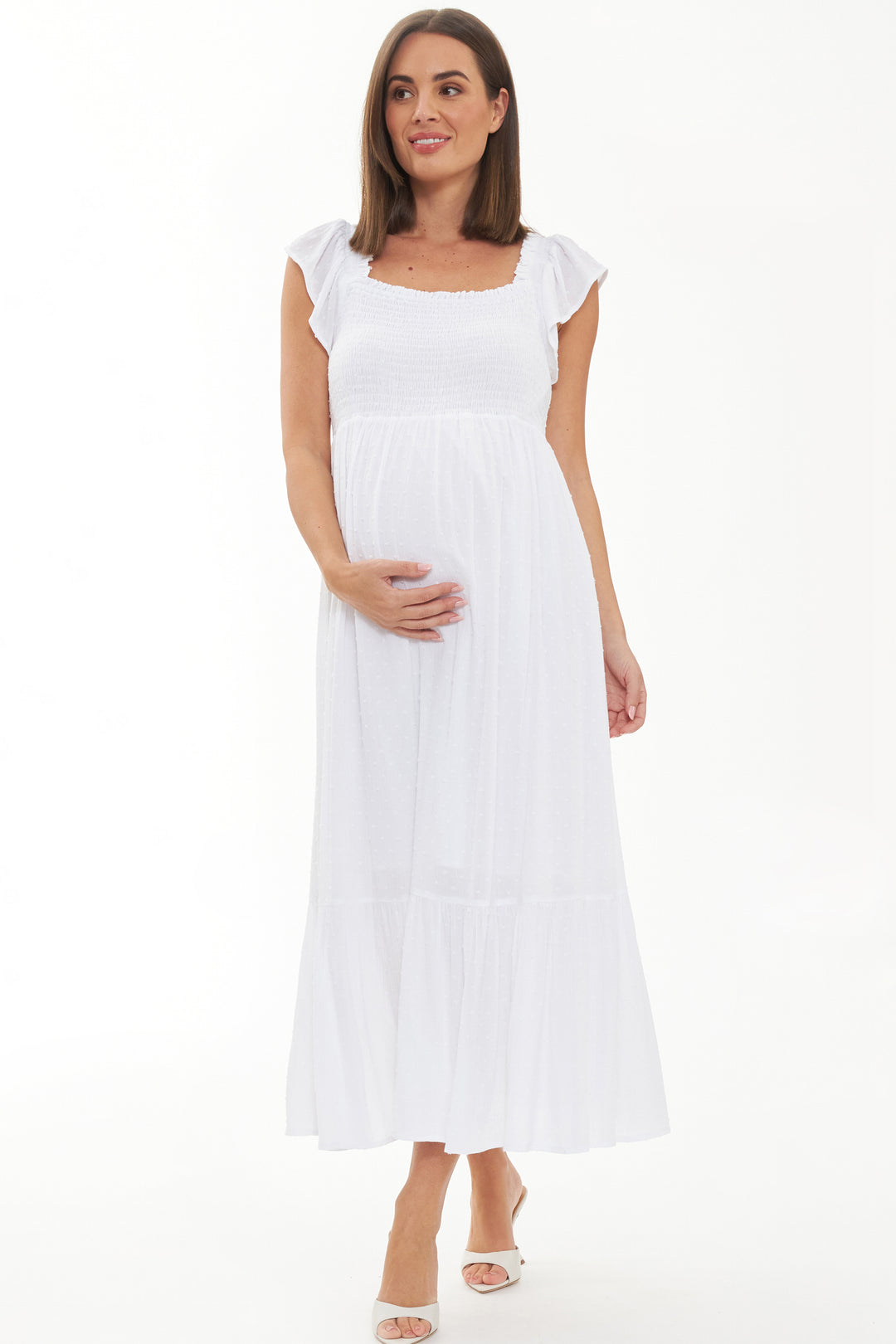 Hail Spot Maternity Nursing Maxi