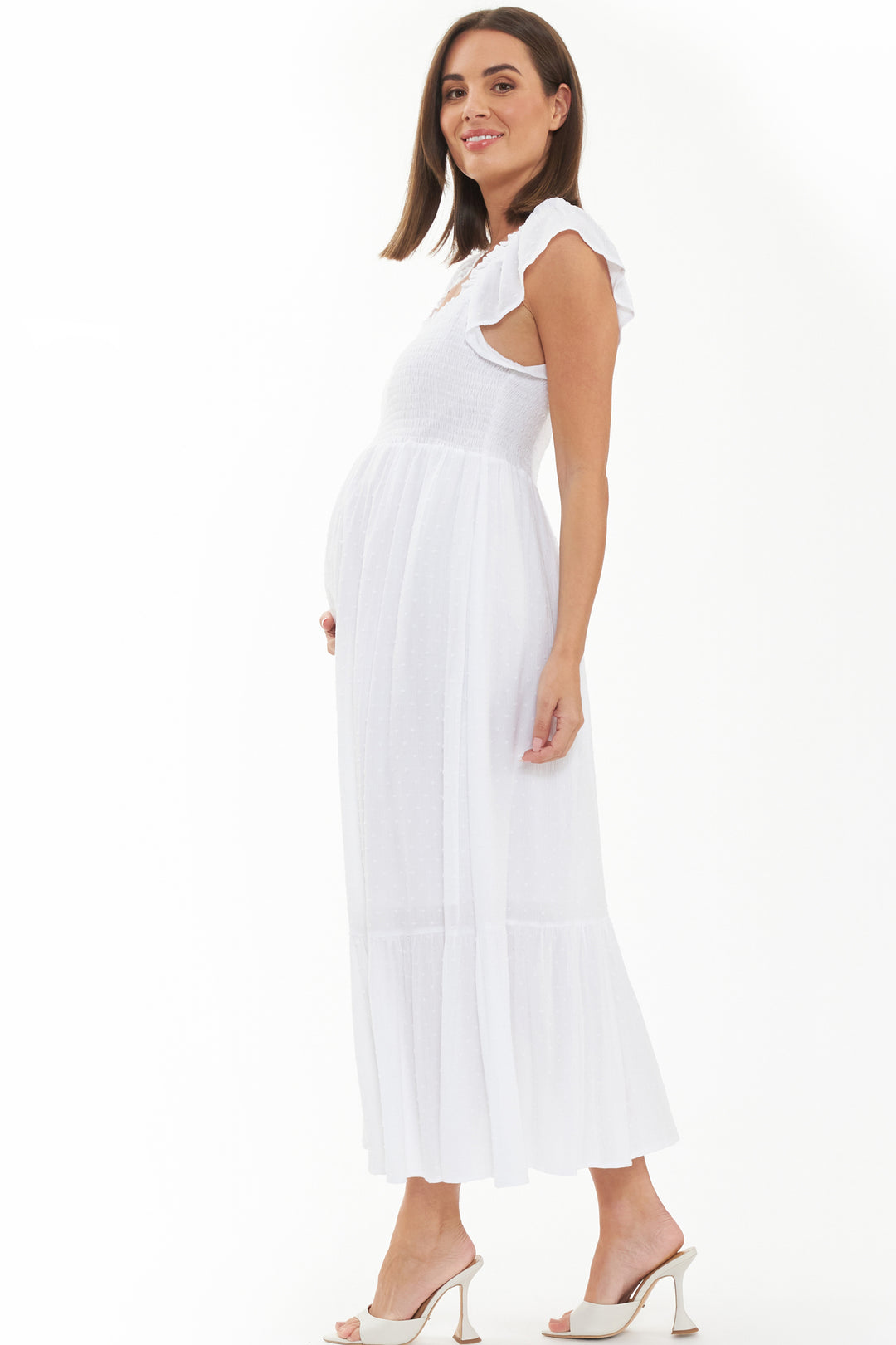 Hail Spot Maternity Nursing Maxi