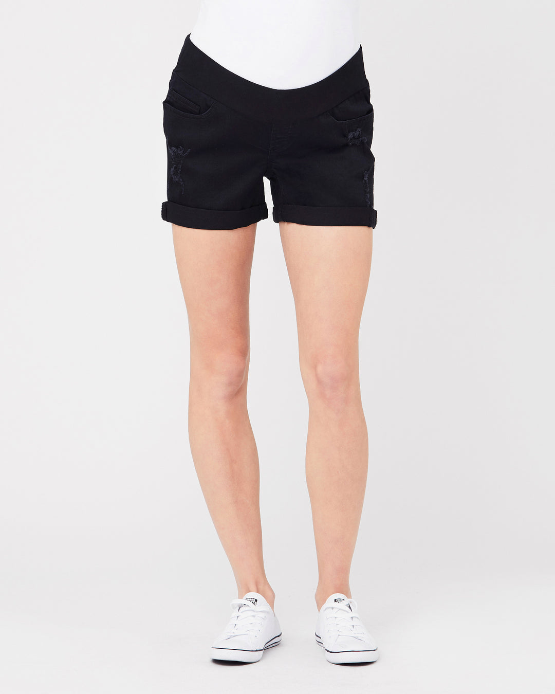 Baxter Maternity Denim Shorts Ripe