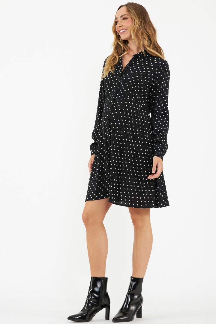 Fifi Maternity and Nursing Shirt Dress