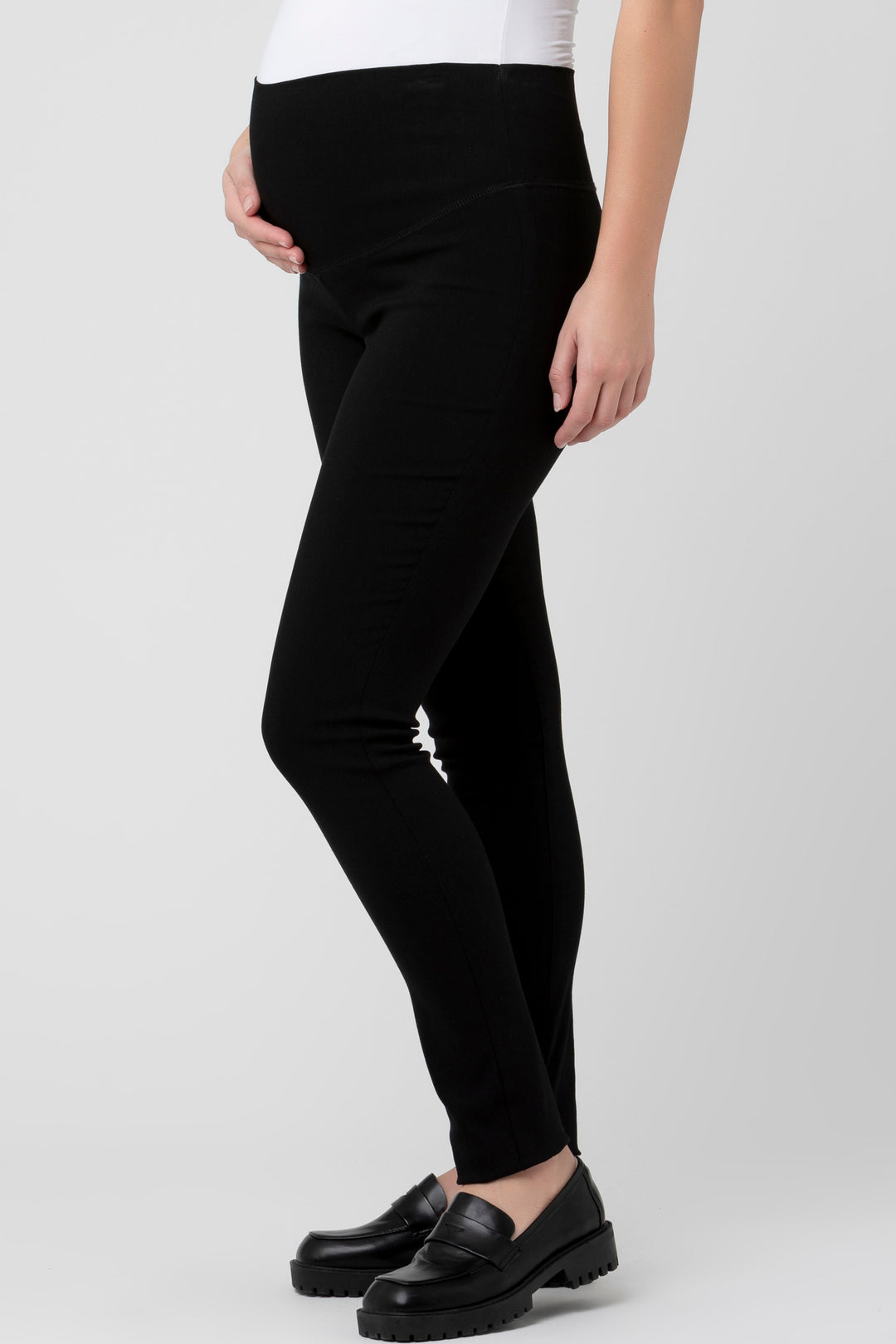 Sara Crop Maternity Pants Ripe