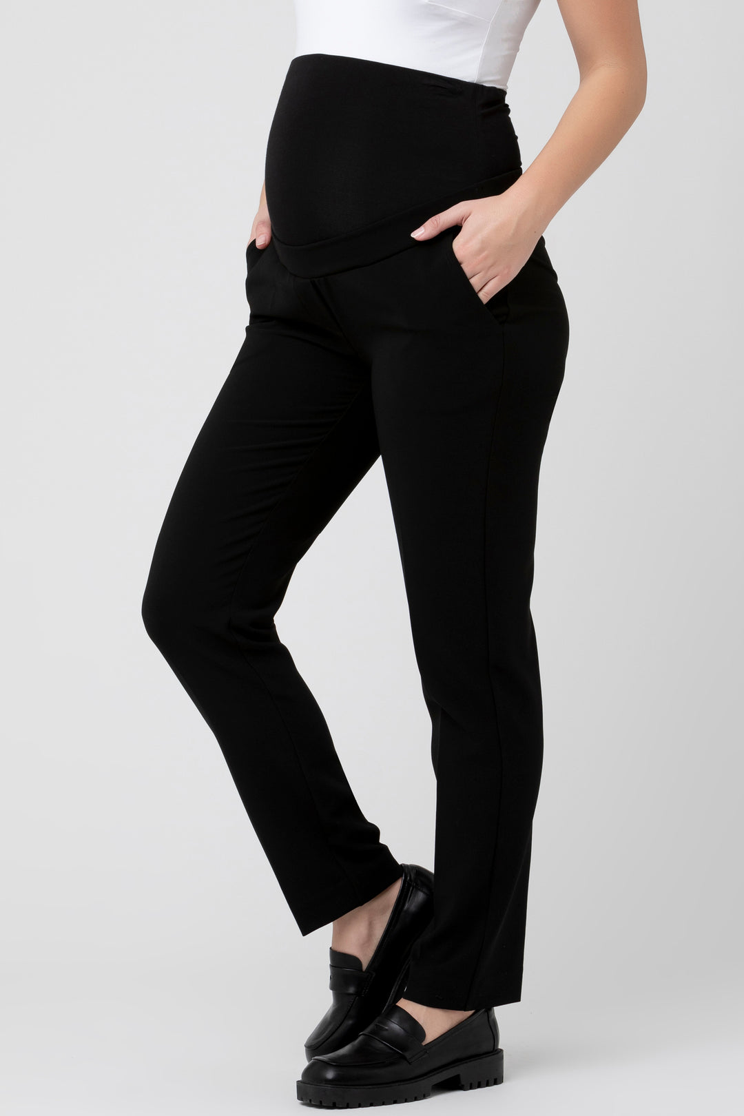 Alexa Classic Maternity Trousers Black Ripe