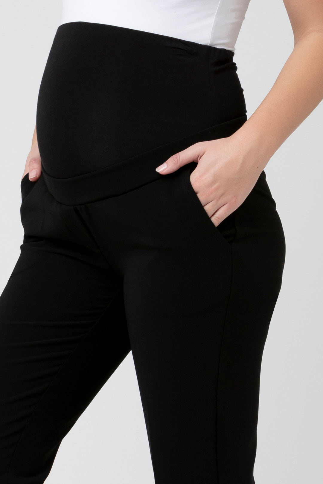 Alexa Classic Maternity Trousers Black Ripe