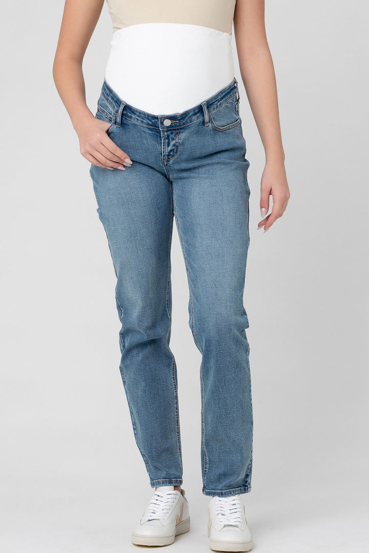 Hunter Over Bump Jean Vintage Wash MOM JEANS