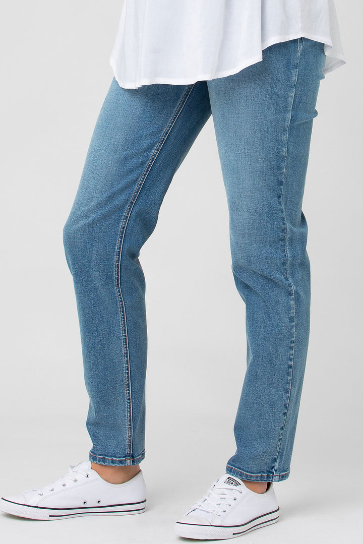 Hunter Over Bump Jean Vintage Wash MOM JEANS