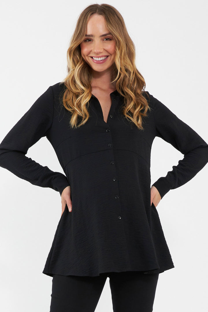 Monique Peplum Maternity Nursing Shirt