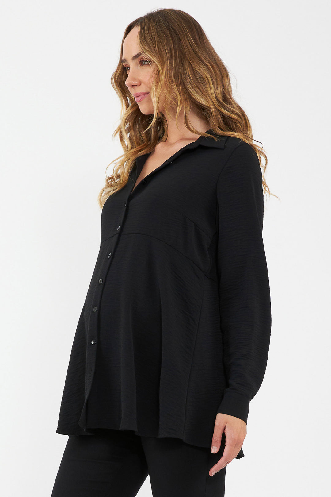 Monique Peplum Maternity Nursing Shirt