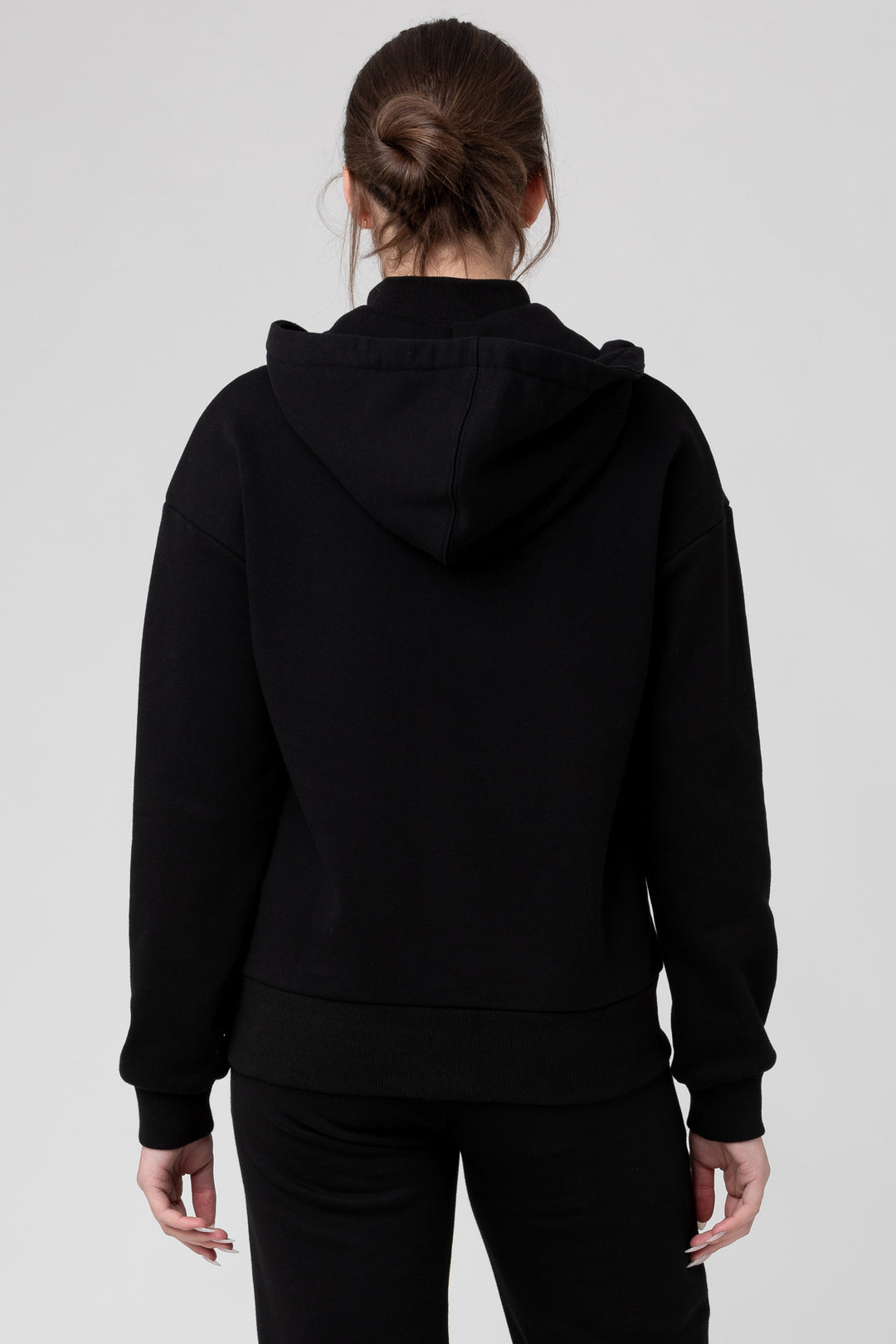 Nicky Maternity Nursing Hoodie Black