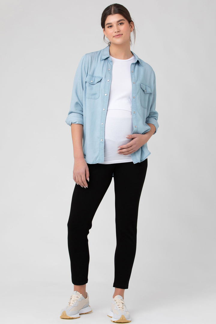 Bec Chambray Mat & Nursing Shirt  by Ripe