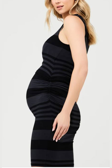 Annie Black Maternity Nursing Dress Ripe