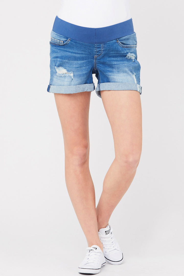 Baxter Maternity Denim Shorts Ripe