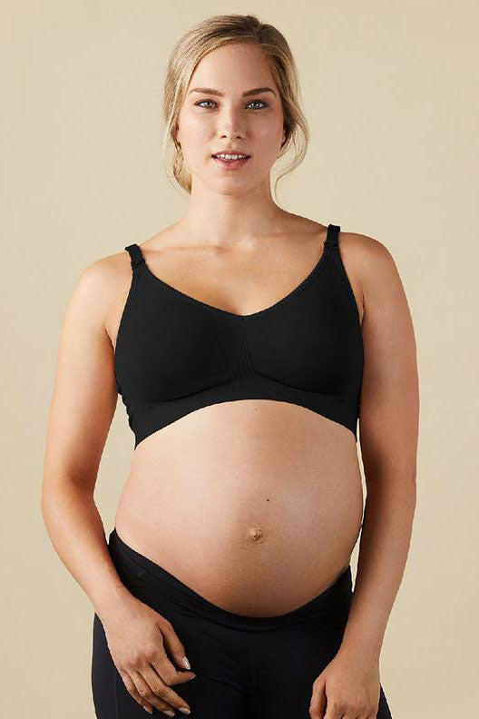 Bravado Body Silk Seamless Maternity Nursing Bra Black