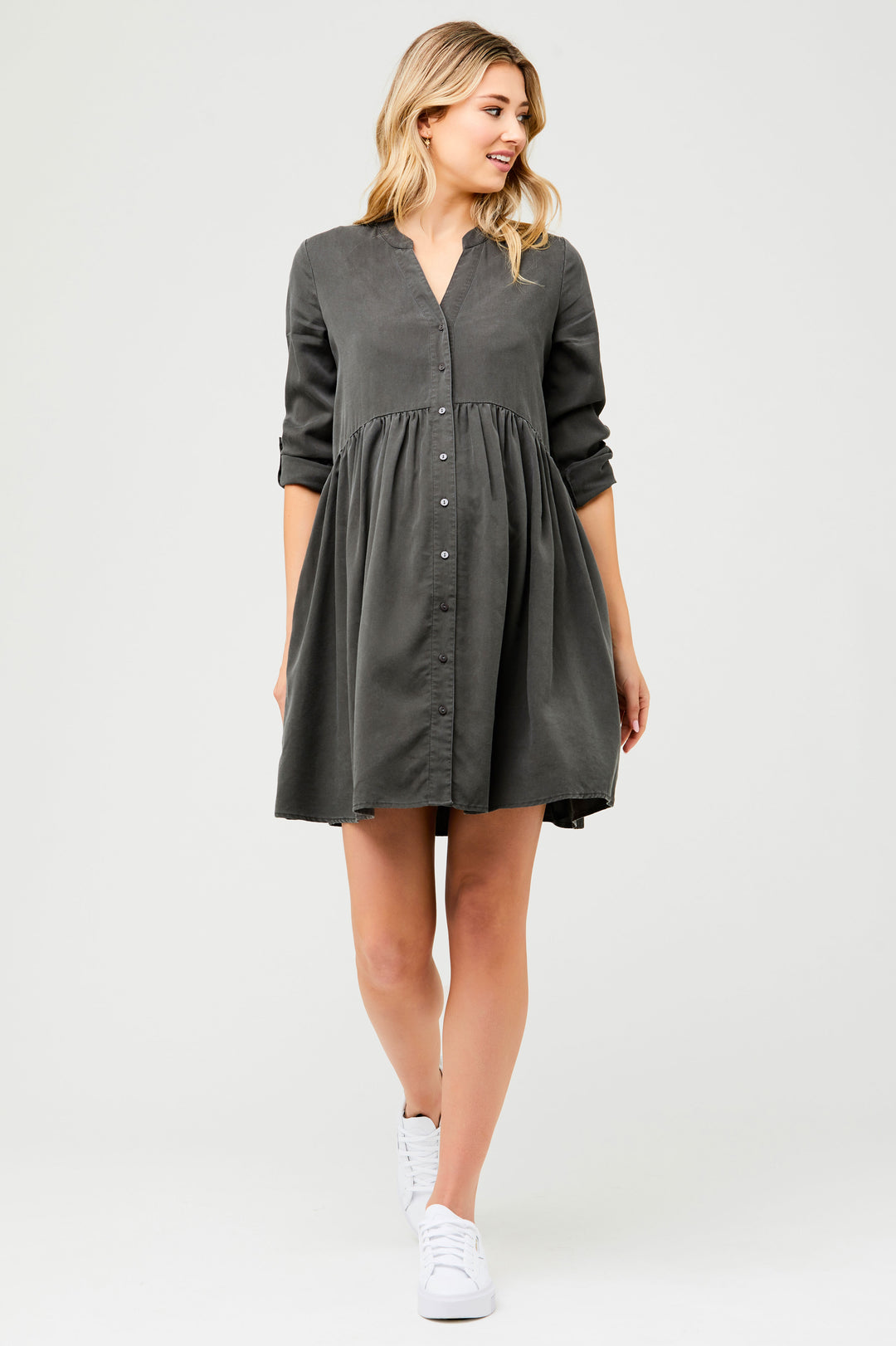 Demi Tencel Dress Olive