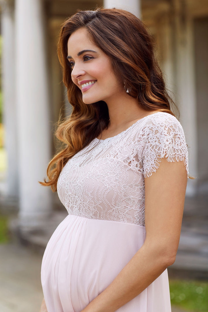 Tiffany Rose Elizabeth Pink Mist Maternity Dress - Seven Women Maternity