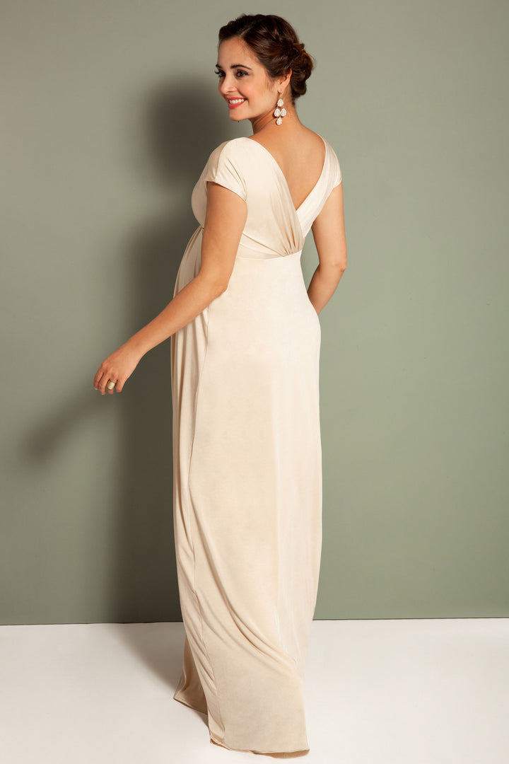 Tiffany Rose Francesca Maternity and Nursing Gown in Champagne - Seven Women Maternity