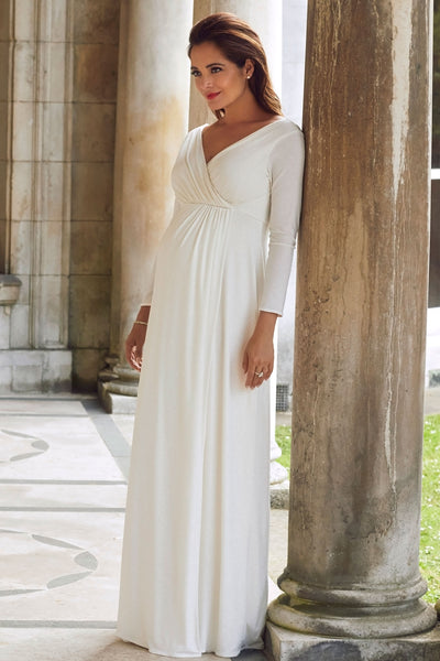 Eden Maternity Gown Short Dusk Blue - Maternity Wedding Dresses, Evening  Wear and Party Clothes by Tiffany Rose CA