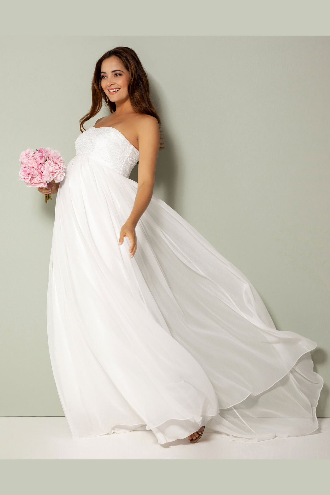 Tiffany Rose Julia Maternity Bridal Gown - Seven Women Maternity