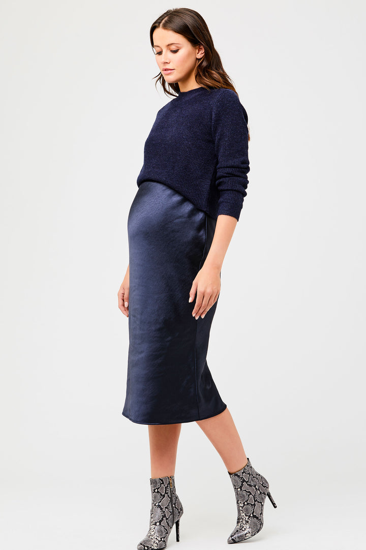 Mandy Detachable Nursing Knit Navy