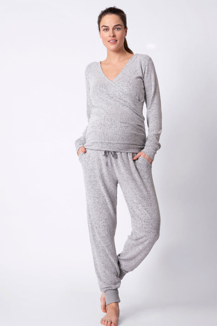 Olympia Cozy-up Maternity & Nursing Loungewear Set