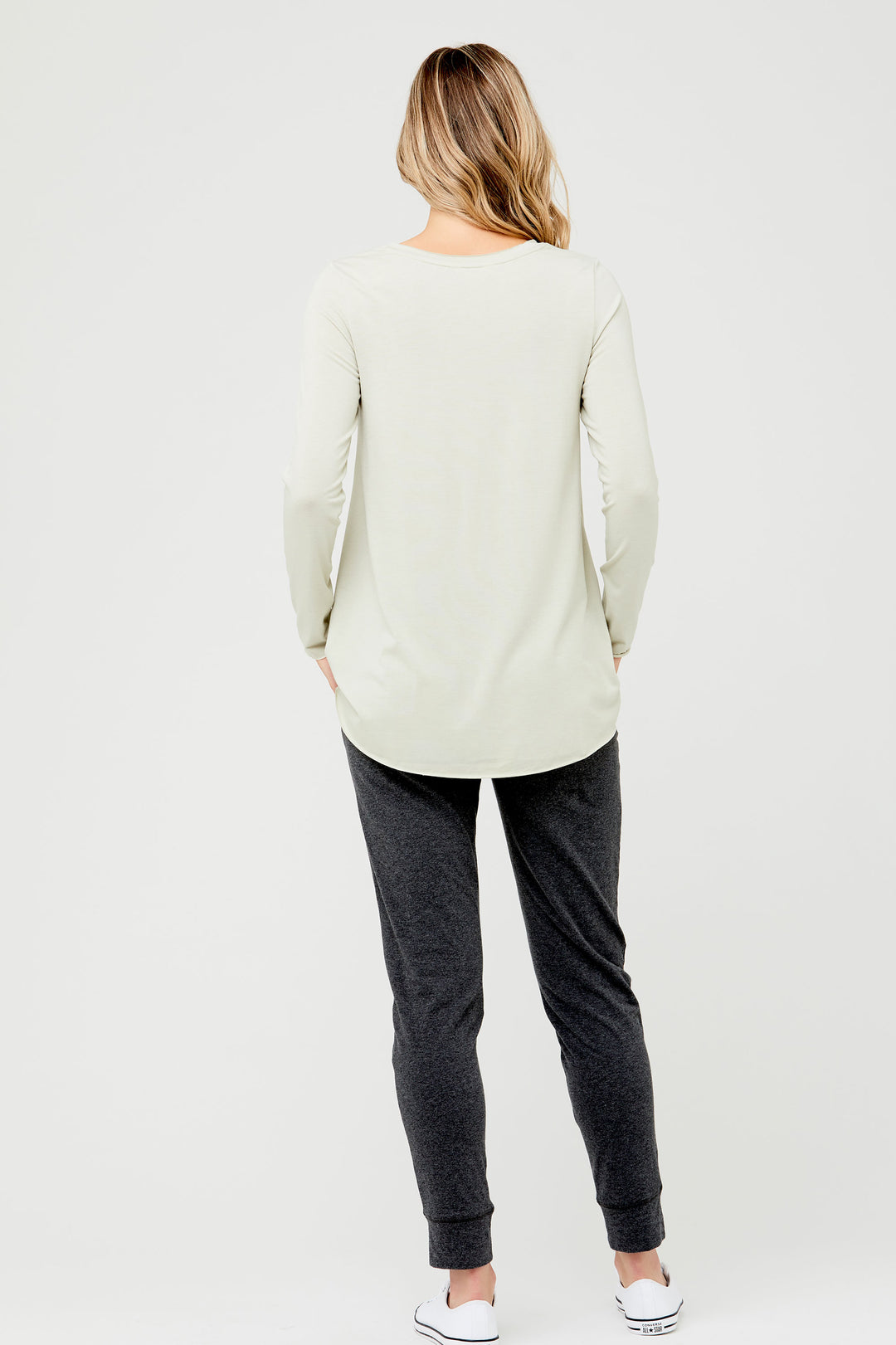 Raw Edge Nursing Top Soft Grass