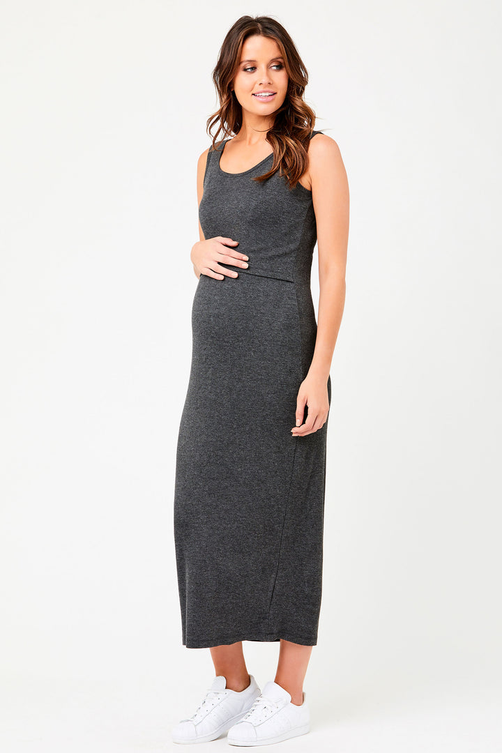 Rabina Crop Top Maternity & Nursing Maxi Ripe - Seven Women Maternity