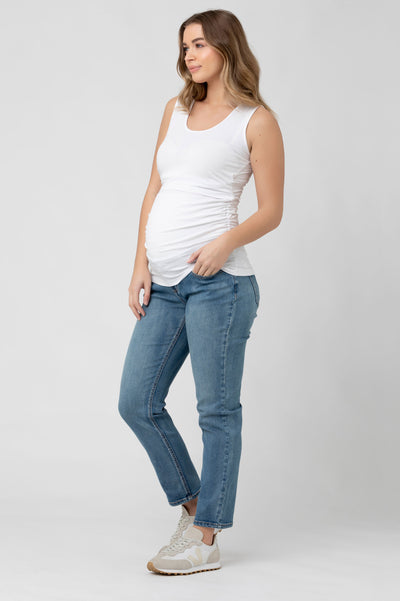 BLOOMING MARVELLOUS Maternity Jeans Blue Black Over Bump Skinny Stretch BNWT