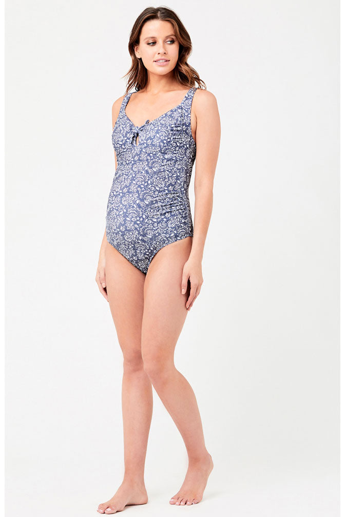 Stormi Tie Front One Piece Swimwear - Seven Women Maternity