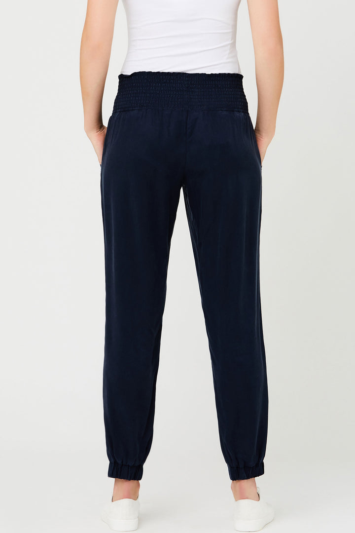 Sustainable Tencel Off Duty Pants Navy by Ripe