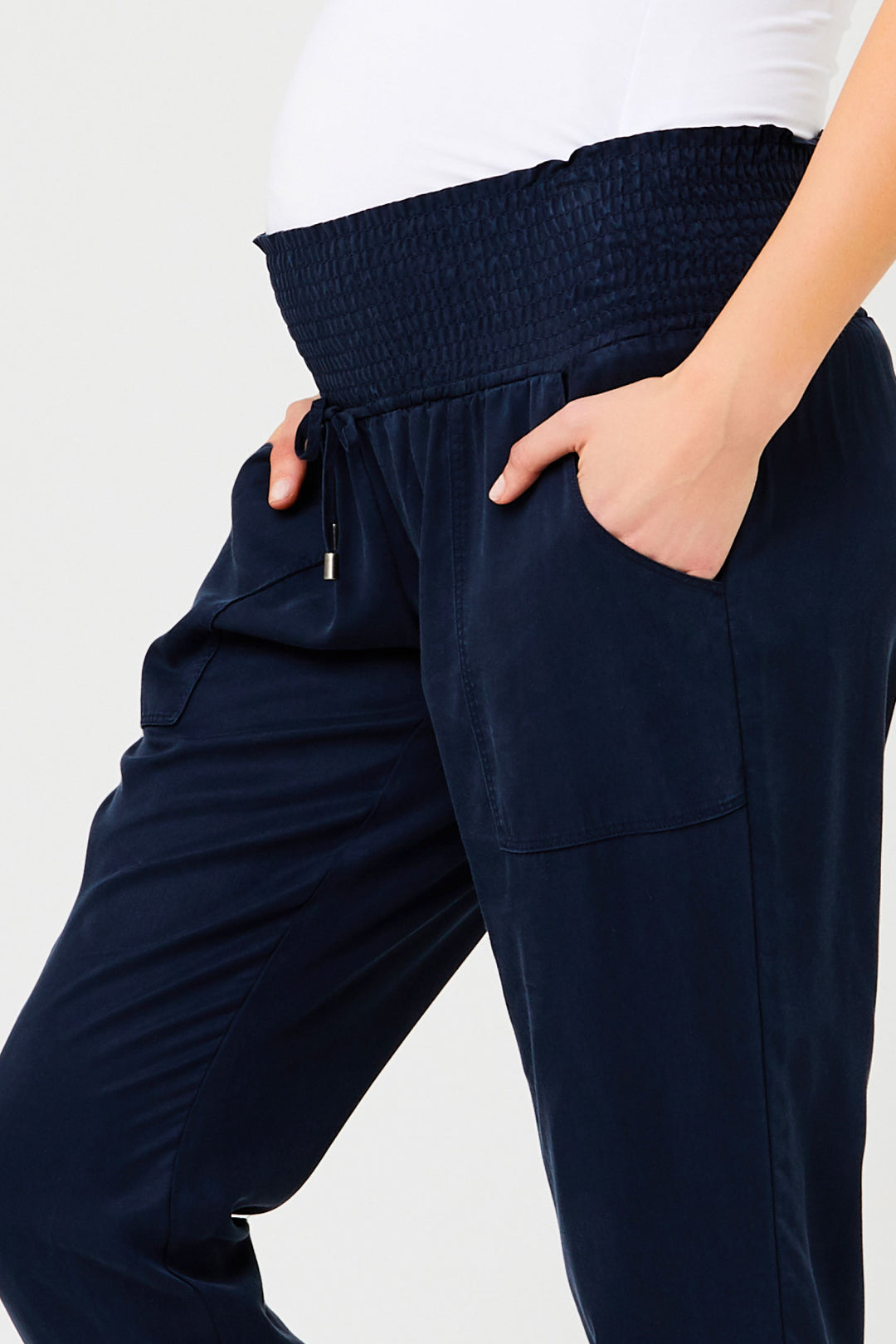 Sustainable Tencel Off Duty Pants Navy by Ripe