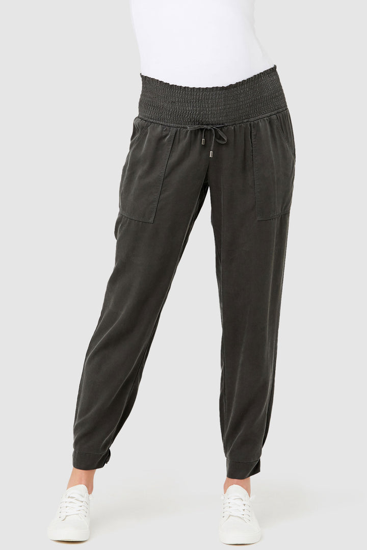 Sustainable Tencel Off Duty Pant Olive by Ripe