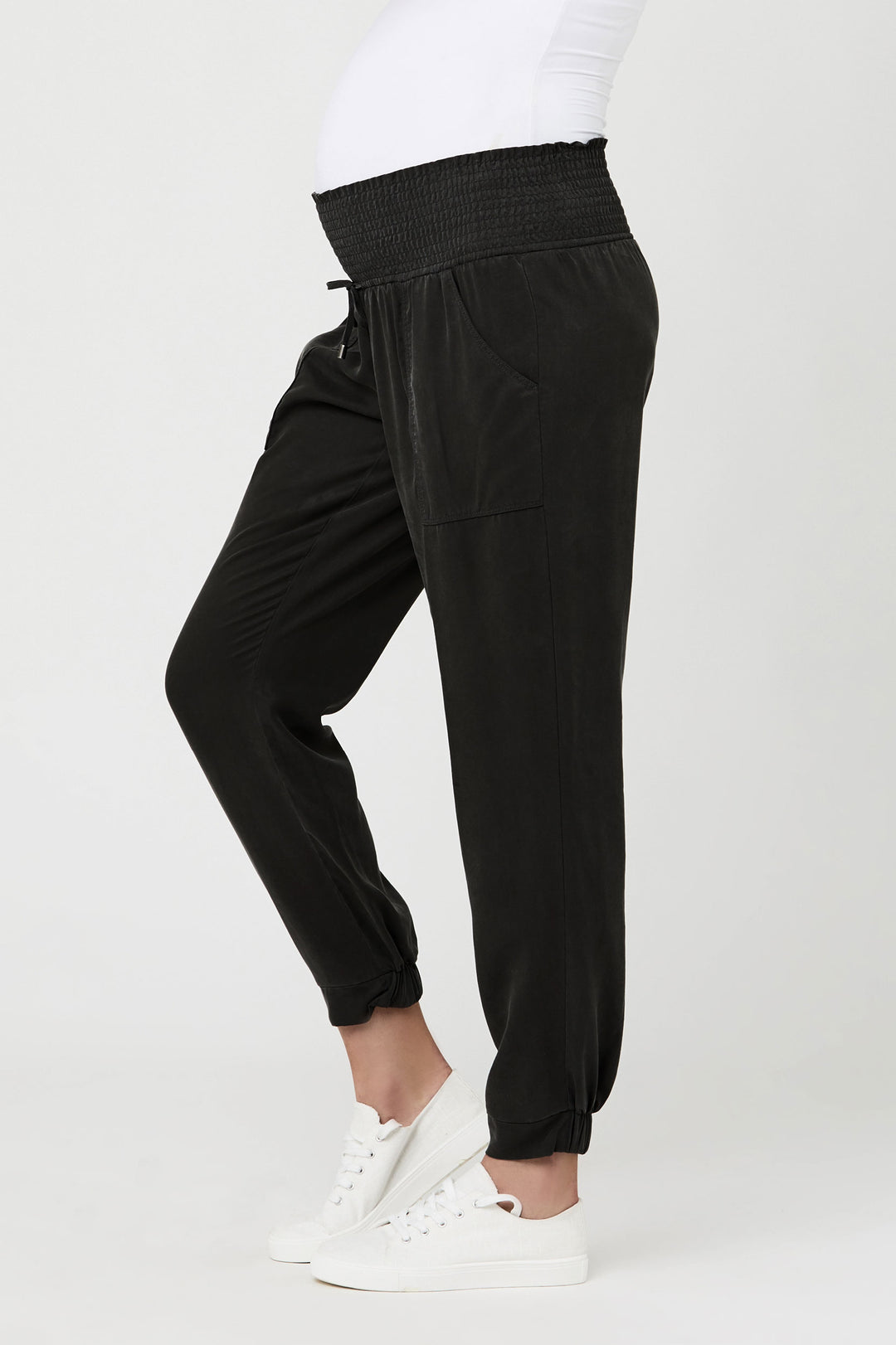 Sustainable Tencel Off Duty Pant Black Ripe