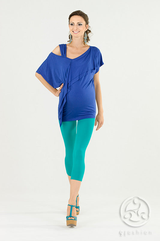 Andrea Maternity Top 9Fashion Coral - Seven Women Maternity