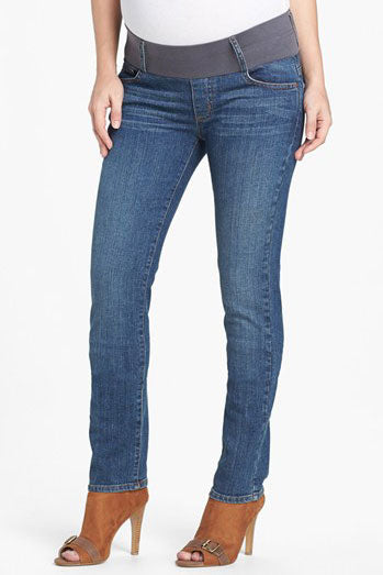 Skinny Maternity Jeans Classic Wash Maternal America - Seven Women Maternity