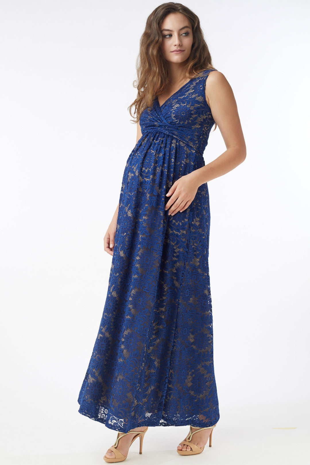 Chantilly Lace Maternity & Nursing Maxi by MEV - Seven Women Maternity