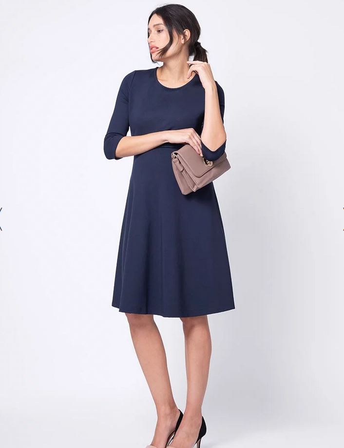 Seraphine Davida Ponte Maternity & Nursing Dress - Seven Women Maternity