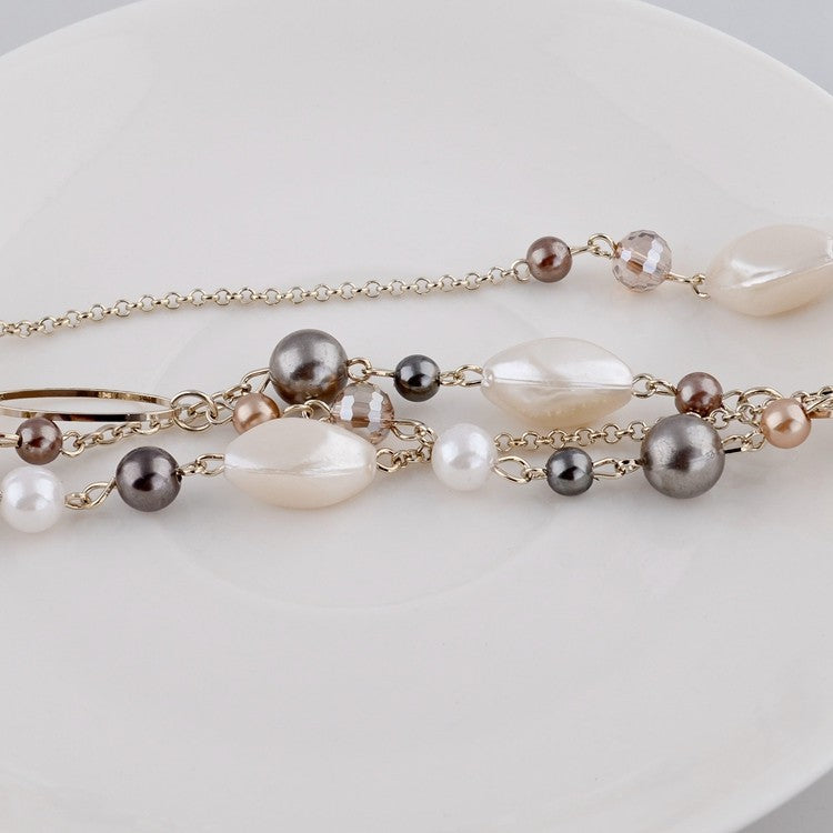 Elegant Pearl Chain Necklace - Seven Women Maternity