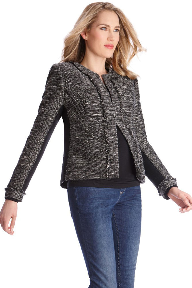 Seraphine Francoise Tweed Maternity Jacket - Seven Women Maternity