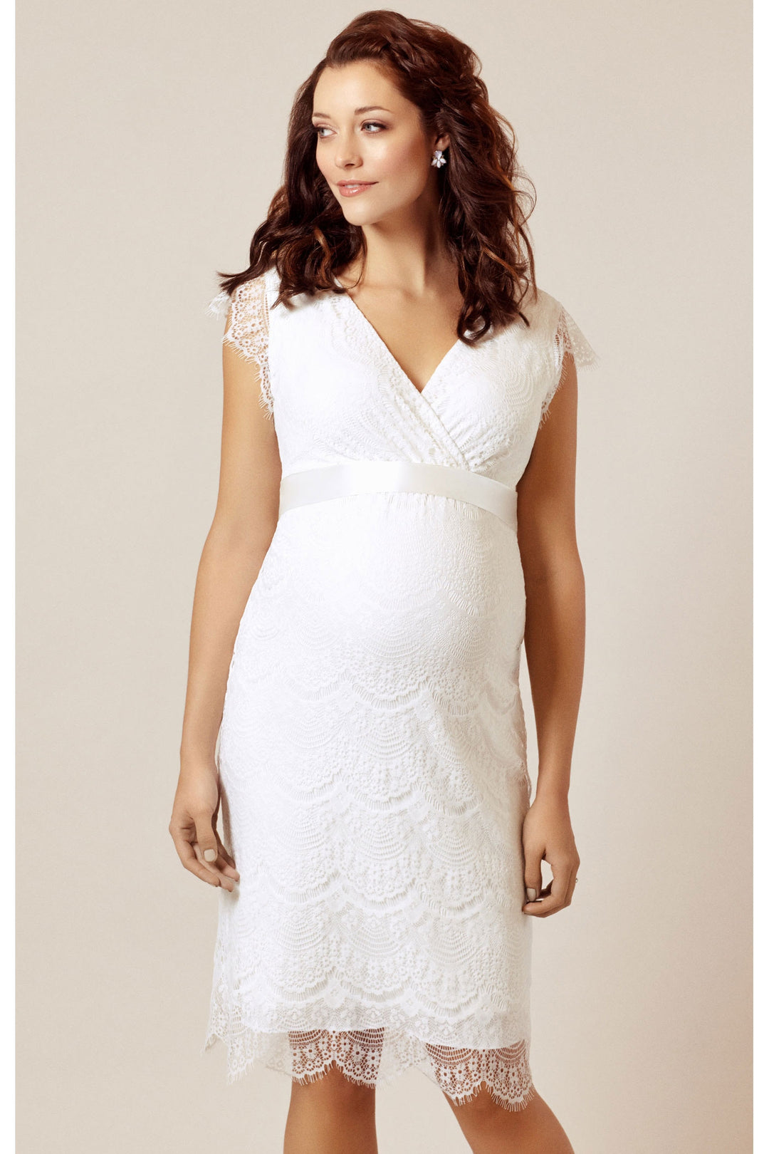 Tiffany Rose Imogen Bridal Shift Dress in Ivory - Seven Women Maternity