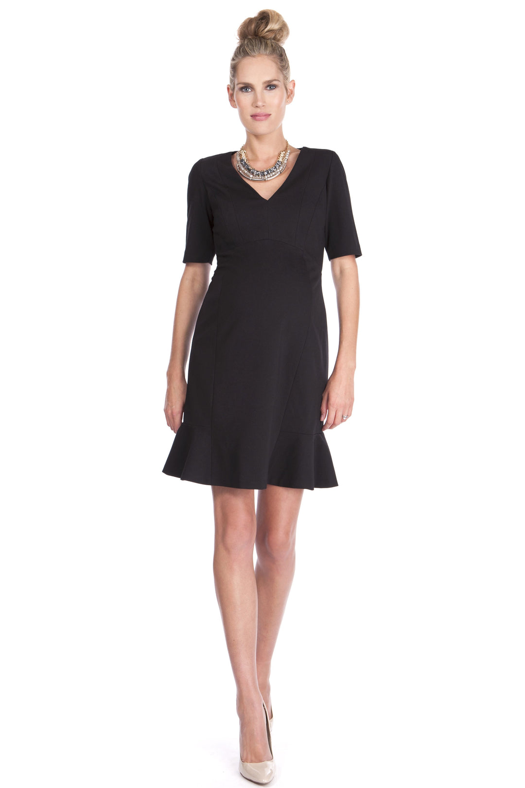 Seraphine Lindsey Ponte Workwear Dress - Seven Women Maternity