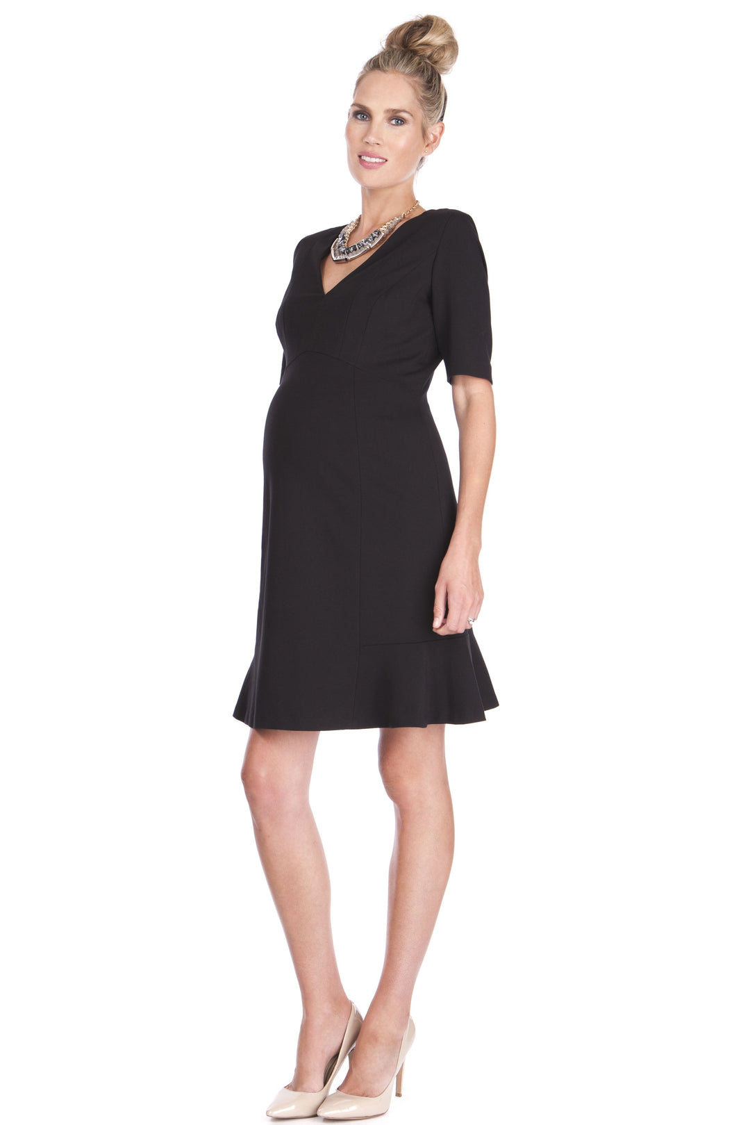 Seraphine Lindsey Ponte Workwear Dress - Seven Women Maternity