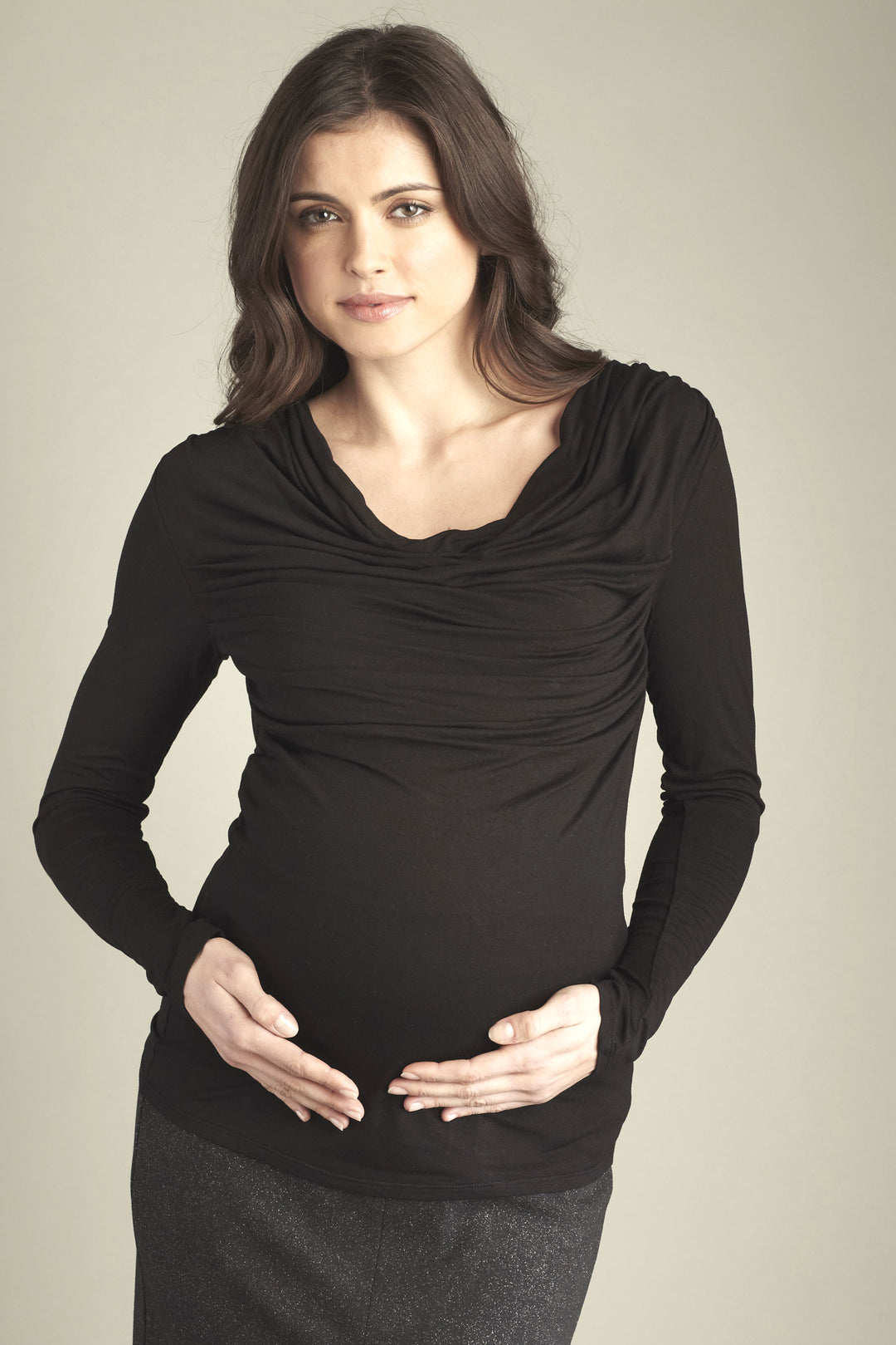 L S Drapped Maternity Top Maternal America - Seven Women Maternity