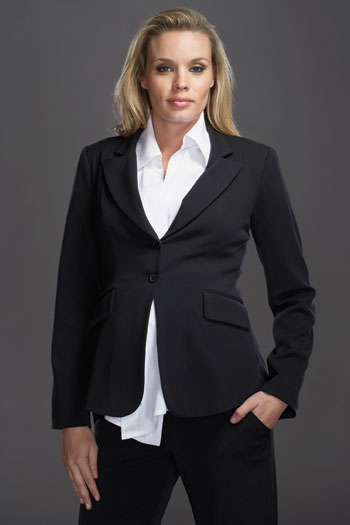 Black Herringbone Maternity Blazer Maternal America - Seven Women Maternity