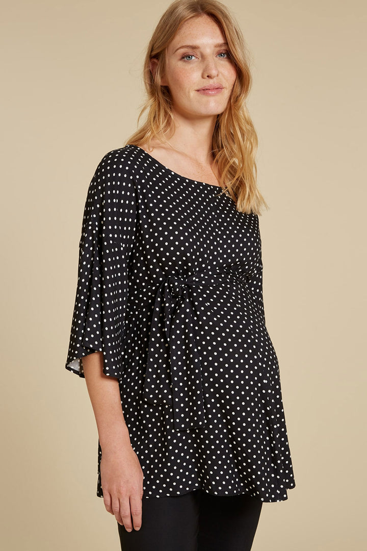 Isabella Oliver Margot Crepe Maternity Blouse - Seven Women Maternity