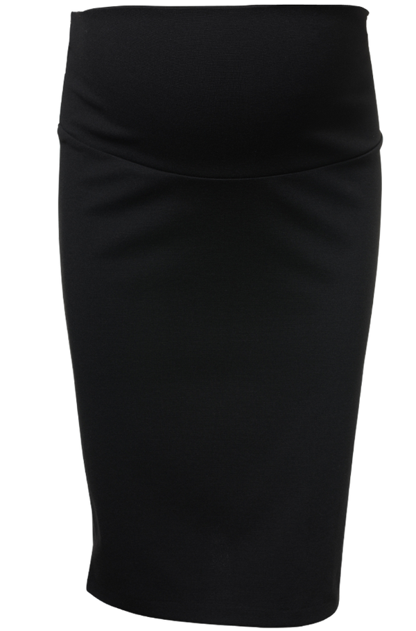 Pencil Maternity Skirt With Fold Up Or Down Belly Band - Seven Women Maternity