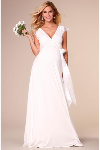 Sienna Maternity Wedding Dress Short Cream - Maternity Wedding Dresses,  Evening Wear and Party Clothes by Tiffany Rose CA